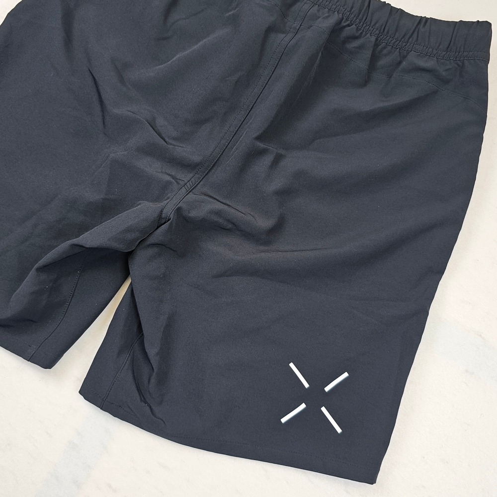 Ten Thousand The Foundation Black Lined Athletic Training Shorts Mens Large